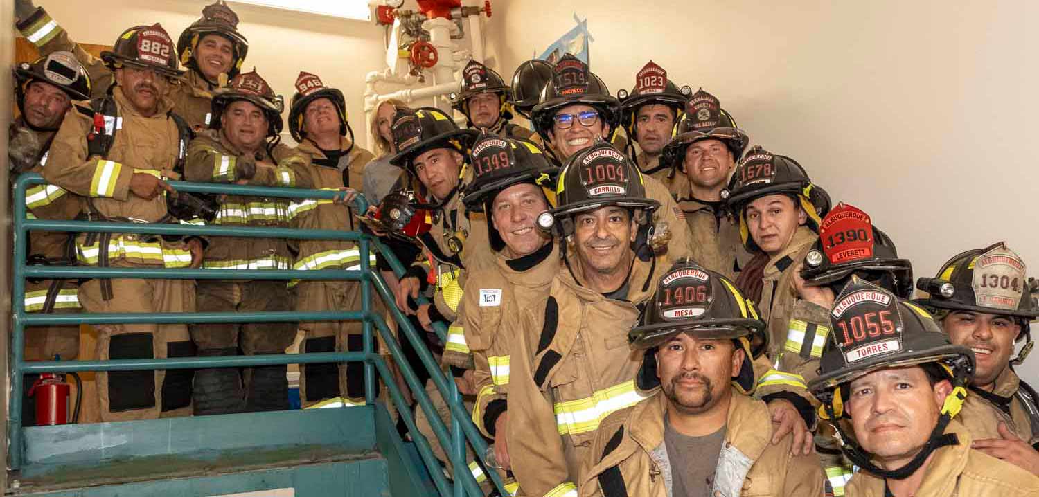 Fire fighter group photo